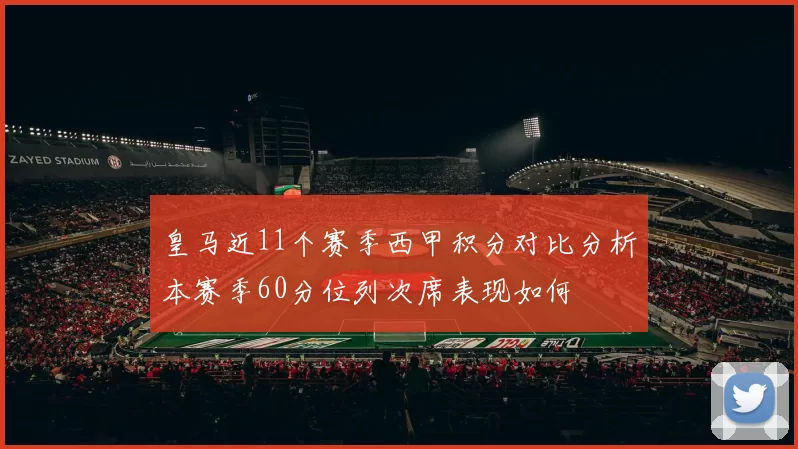 皇马近11个赛季西甲积分对比分析本赛季60分位列次席表现如何